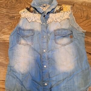 Kiss me Jean Vest large